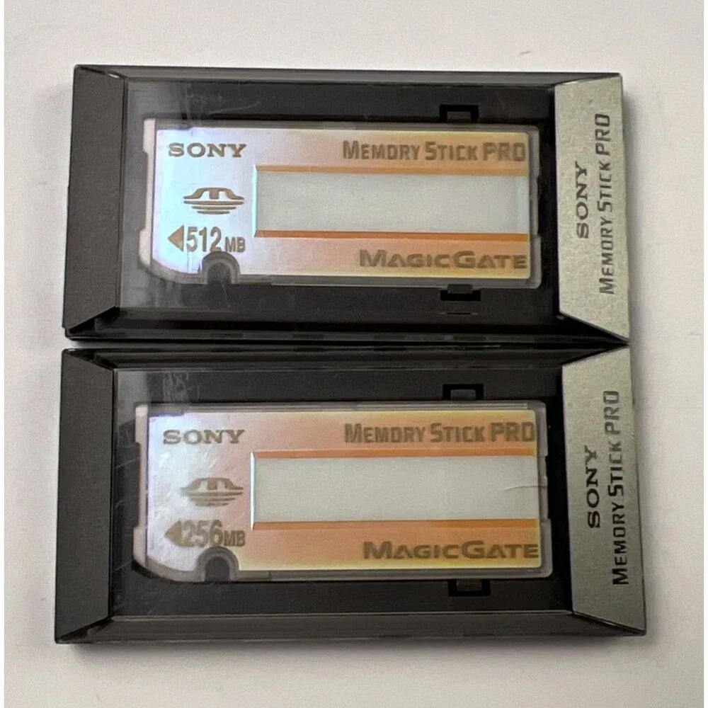 Genuine Sony 512 MB AND 256 MD Memory Sticks PRO MagicGate